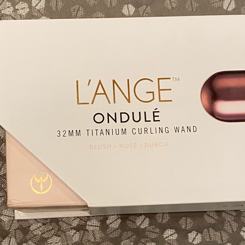 L’ange Ondule 32mm Titanium Curling Wand rose gold
